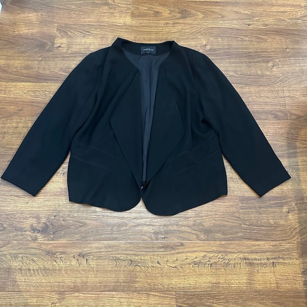 Lafayette 148 New York open drapery jacket